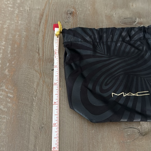 MAC Cosmetics Black Tie Bag / Pouch - Brand New - Picture 8 of 10